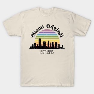 Miami Original Retro Rainbow T-Shirt